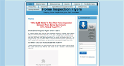 Desktop Screenshot of homeinspectionflyers.com